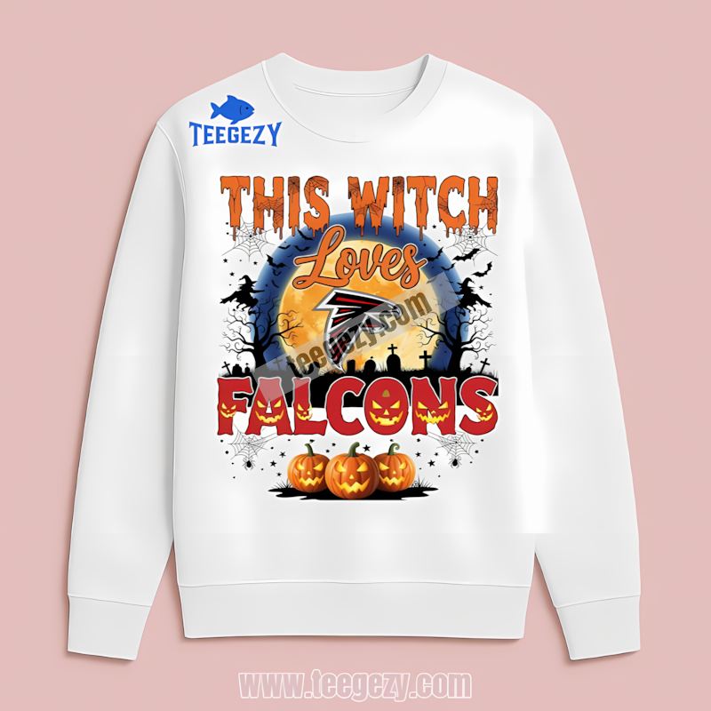 This Witch Supports Atlanta Falcons Long Sleeve This Witch Supports Atlanta Falcons Long Sleeve