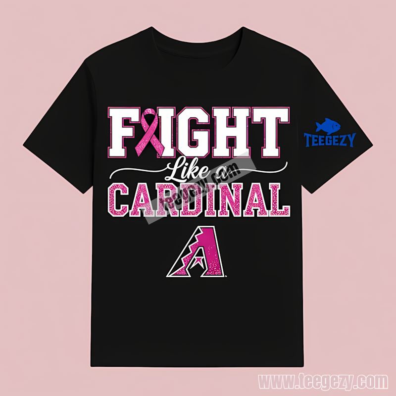 Arizona Diamondbacks Fight Like A Breast Cancer Awareness Adults T-Shirt Arizona Diamondbacks Fight Like A Breast Cancer Awareness Adults T-Shirt