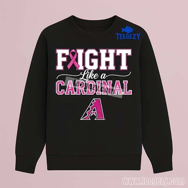 Arizona Diamondbacks Fight Like A Breast Cancer Awareness Adults Long Sleeve Arizona Diamondbacks Fight Like A Breast Cancer Awareness Adults Long Sleeve