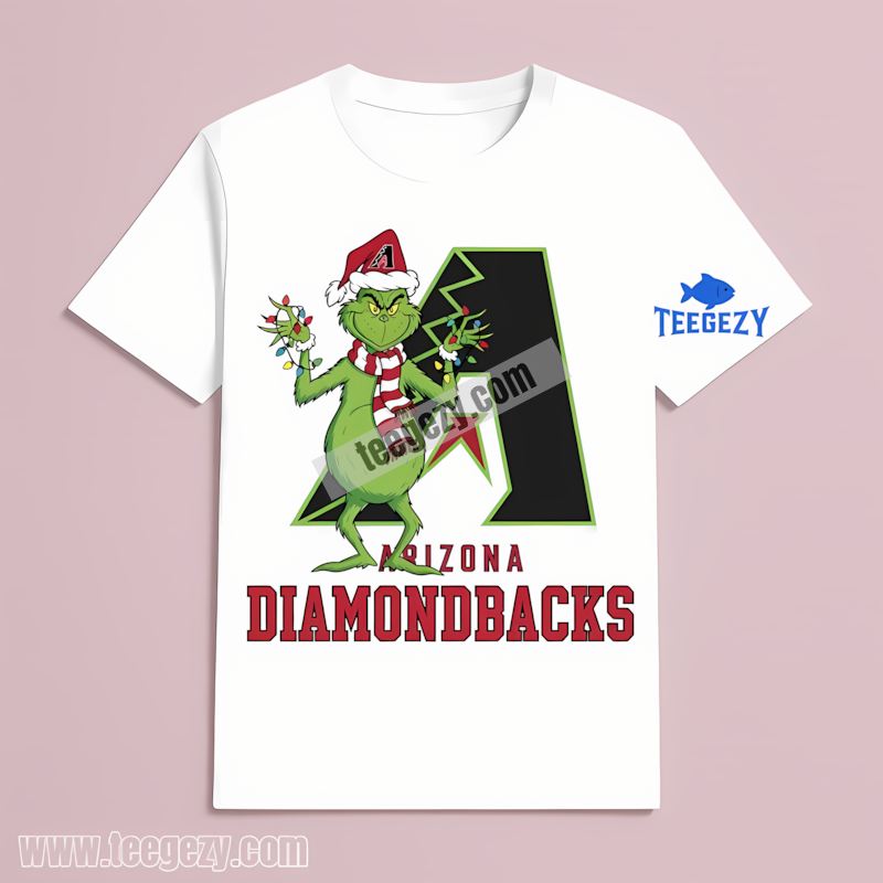 Arizona Diamondbacks Grinch Christmas Festive T-Shirt Arizona Diamondbacks Grinch Christmas Festive T-Shirt
