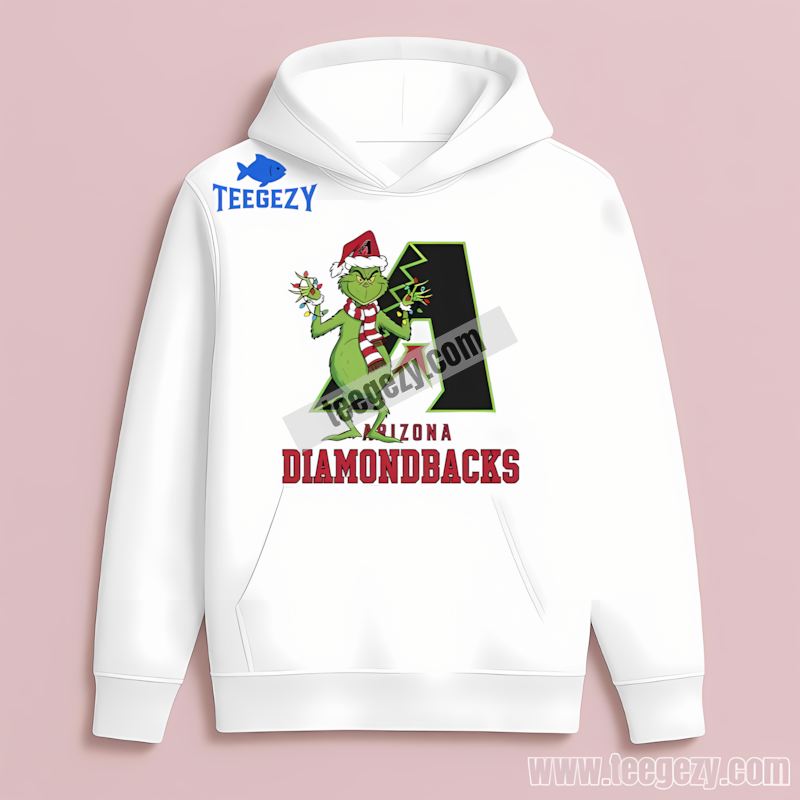 Arizona Diamondbacks Grinch Christmas Festive Hoodie Arizona Diamondbacks Grinch Christmas Festive Hoodie