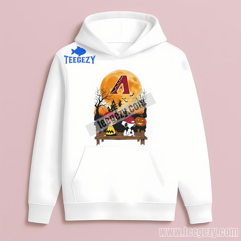 Arizona Diamondbacks Halloween Charlie Brown Snoopy Vintage Hoodie Arizona Diamondbacks Halloween Charlie Brown Snoopy Vintage Hoodie