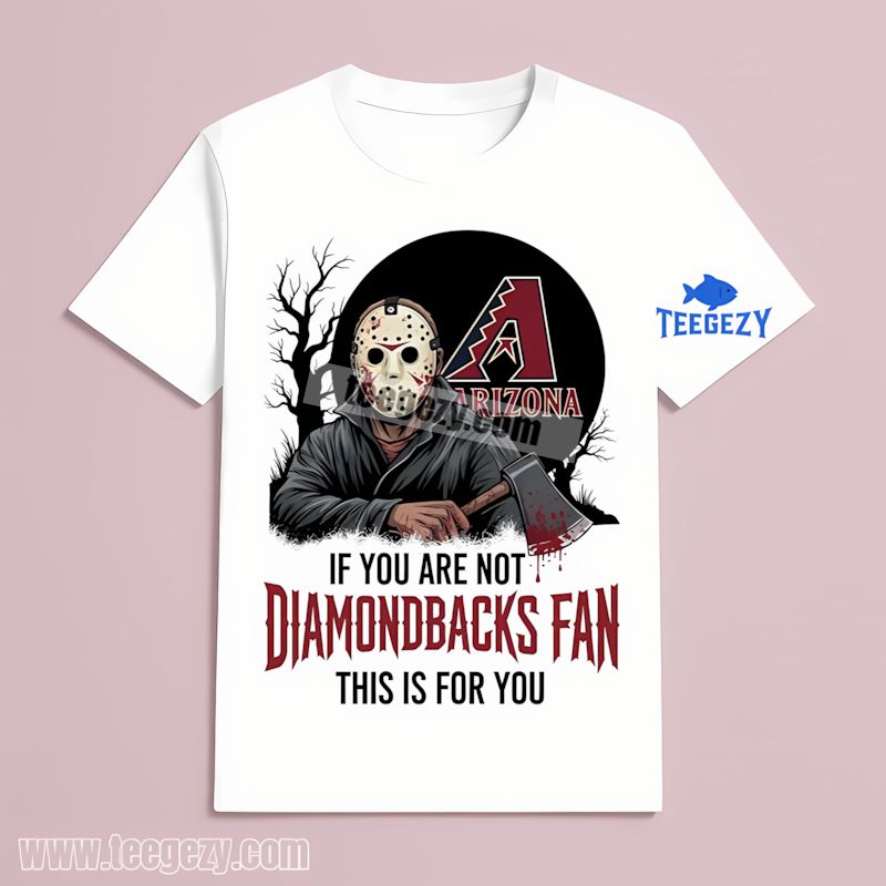 Arizona Diamondbacks Jason Voorhees Adults Halloween T-Shirt Arizona Diamondbacks Jason Voorhees Adults Halloween T-Shirt