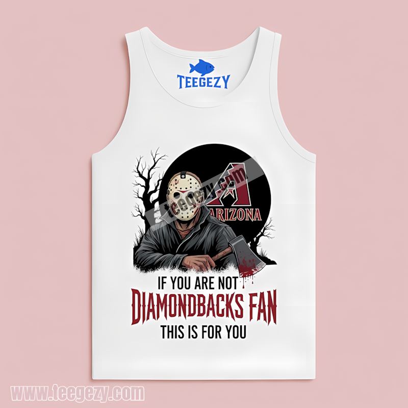 Arizona Diamondbacks Jason Voorhees Adults Halloween Tanktop Arizona Diamondbacks Jason Voorhees Adults Halloween Tanktop