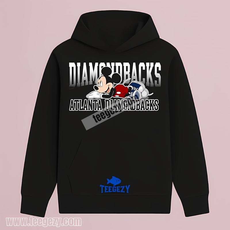 Arizona Diamondbacks Mickey Mouse Relaxed Style Color Hoodie Arizona Diamondbacks Mickey Mouse Relaxed Style Color Hoodie