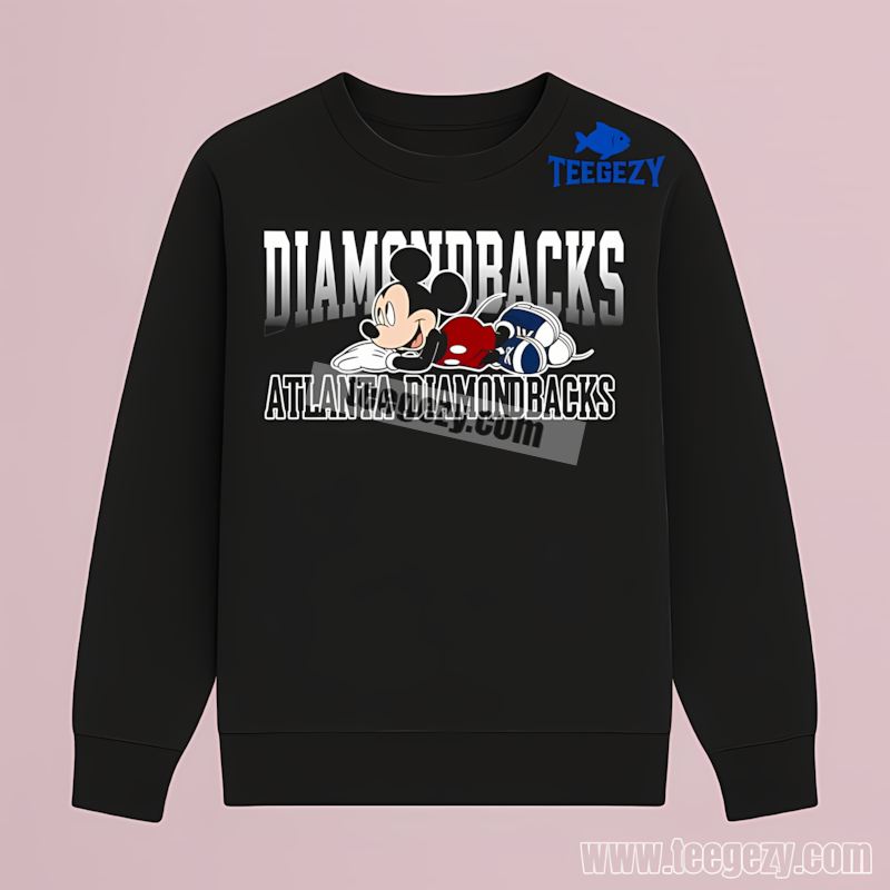 Arizona Diamondbacks Mickey Mouse Relaxed Style Color Long Sleeve Arizona Diamondbacks Mickey Mouse Relaxed Style Color Long Sleeve