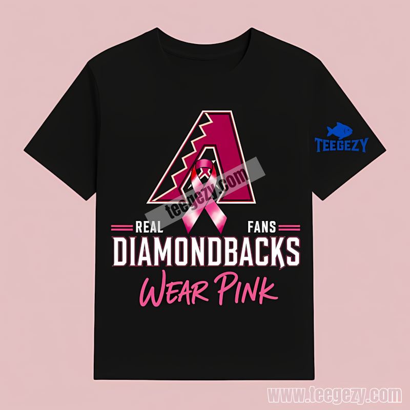 Arizona Diamondbacks Real Fans Wear Pink Support Unisex T-Shirt Arizona Diamondbacks Real Fans Wear Pink Support Unisex T-Shirt