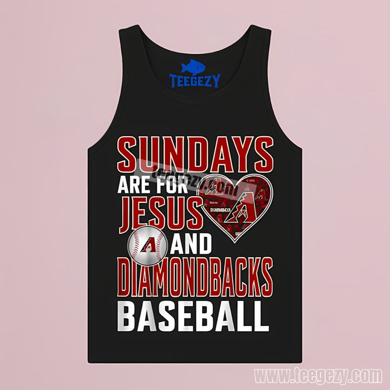 Arizona Diamondbacks Sundays Are For Jesus Baseball Vintage Tanktop Arizona Diamondbacks Sundays Are For Jesus Baseball Vintage Tanktop