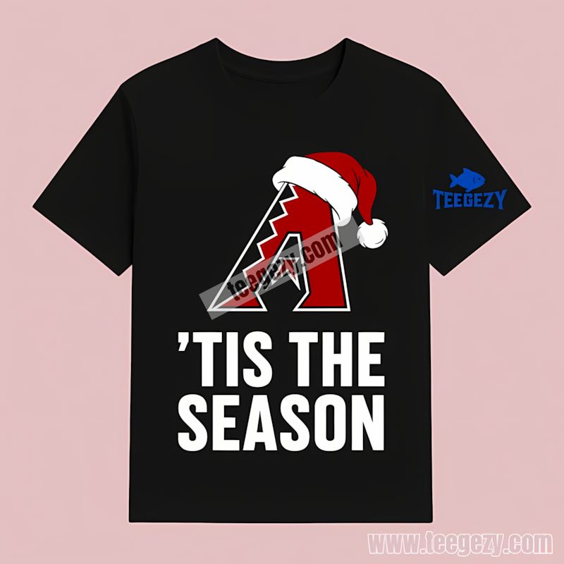 Arizona Diamondbacks Tis The Season Christmas Graphic T-Shirt Arizona Diamondbacks Tis The Season Christmas Graphic T-Shirt