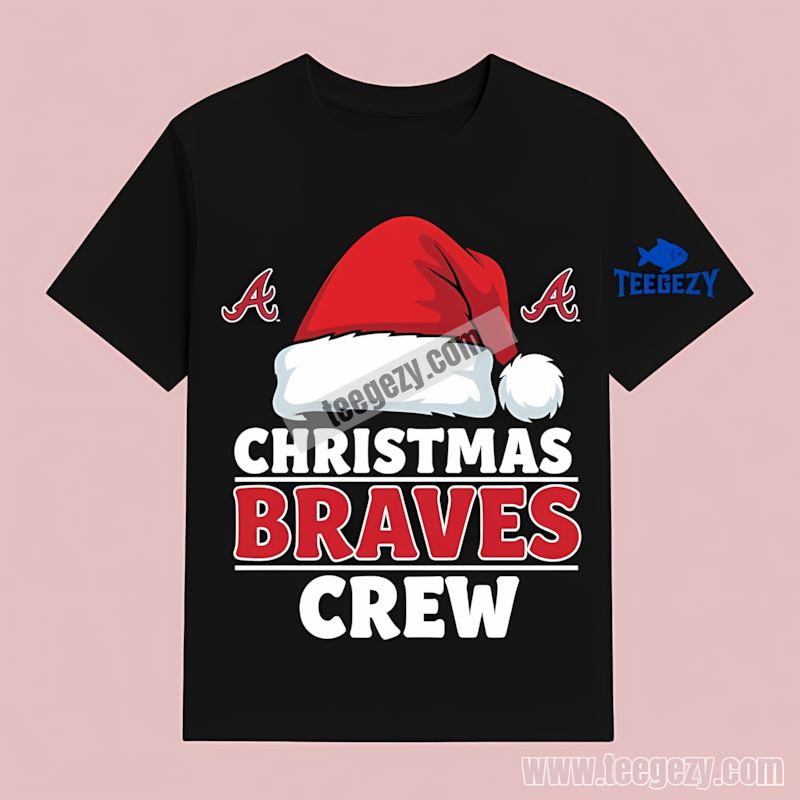 Atlanta Braves Christmas Braves Crew Family Cotton T-Shirt Atlanta Braves Christmas Braves Crew Family Cotton T-Shirt