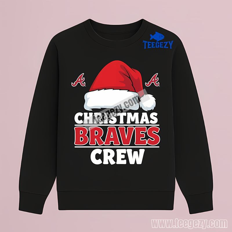 Atlanta Braves Christmas Braves Crew Family Cotton Long Sleeve Atlanta Braves Christmas Braves Crew Family Cotton Long Sleeve
