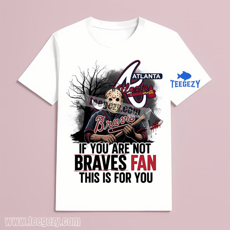 Atlanta Braves Jason Voorhees Scary Classic T-Shirt Atlanta Braves Jason Voorhees Scary Classic T-Shirt