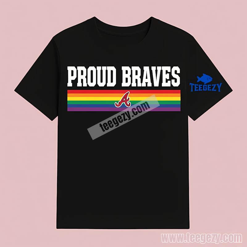 Atlanta Braves Lgbt Pride Rainbow Classic T-Shirt Atlanta Braves Lgbt Pride Rainbow Classic T-Shirt