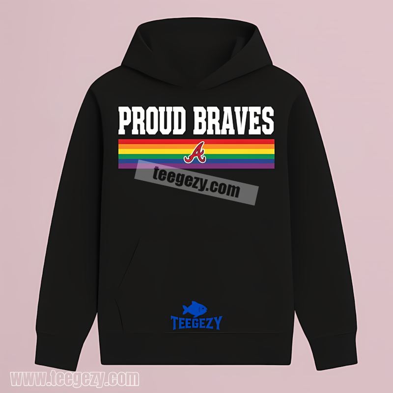Atlanta Braves Lgbt Pride Rainbow Classic Hoodie Atlanta Braves Lgbt Pride Rainbow Classic Hoodie