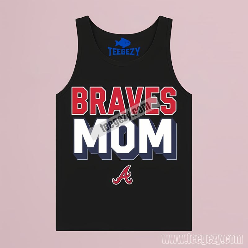 Atlanta Braves Mom Baseball Unisex Tanktop Atlanta Braves Mom Baseball Unisex Tanktop