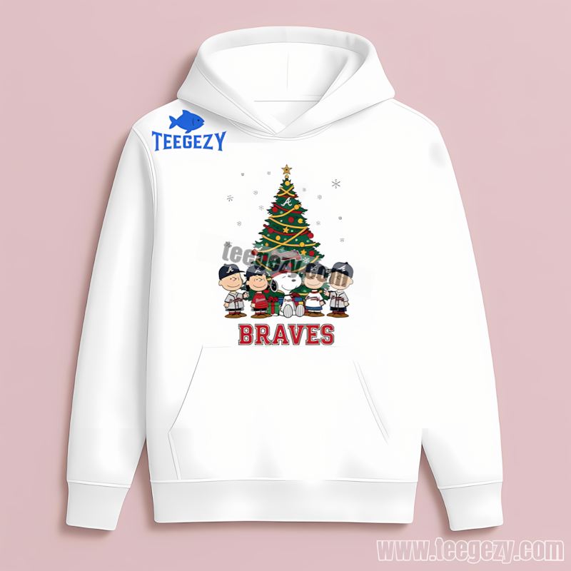 Atlanta Braves Peanuts Christmas Holiday Trendy Hoodie Atlanta Braves Peanuts Christmas Holiday Trendy Hoodie