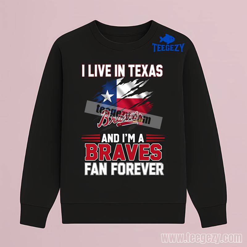 Atlanta Braves Texas Fan Forever Pride Color Long Sleeve Atlanta Braves Texas Fan Forever Pride Color Long Sleeve