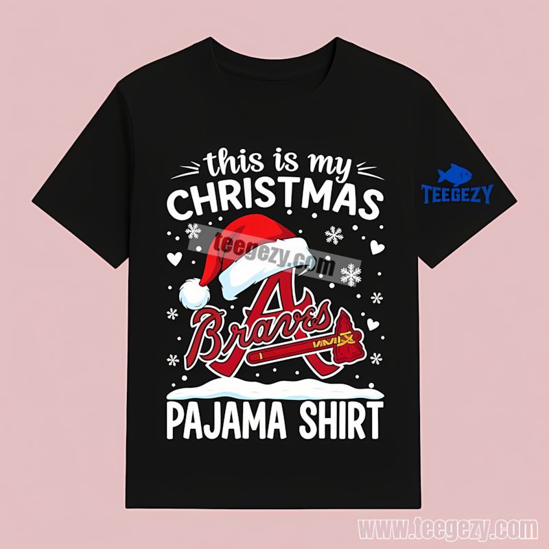 Atlanta Braves This Is My Christmas Pajama Unisex T-Shirt Atlanta Braves This Is My Christmas Pajama Unisex T-Shirt