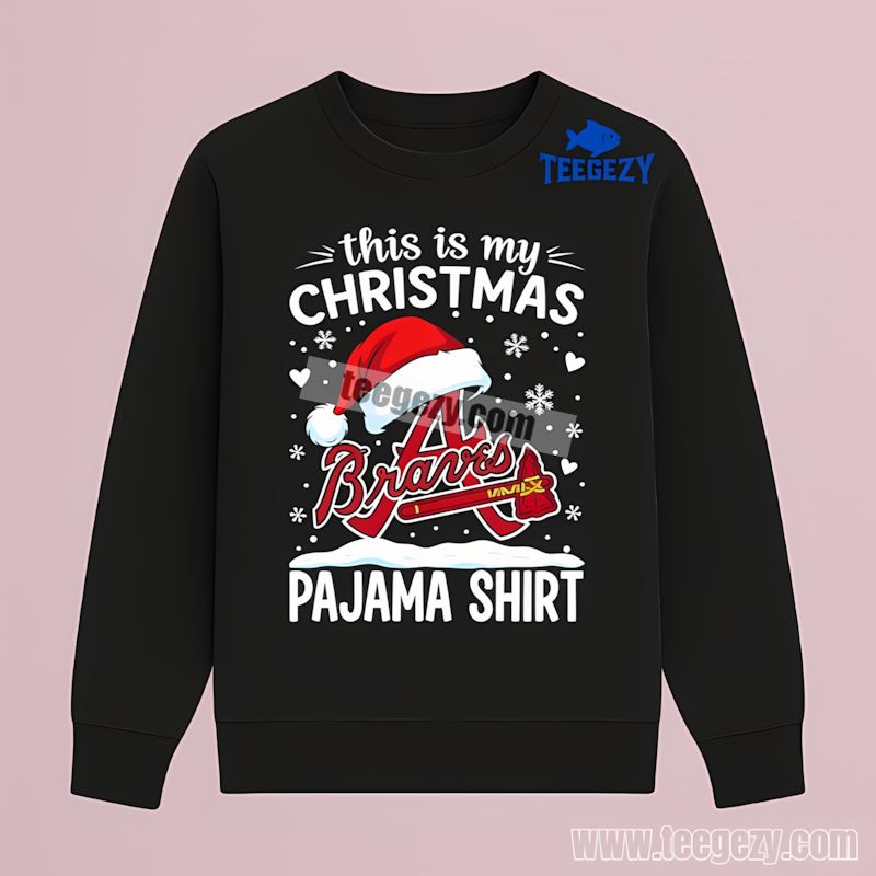Atlanta Braves This Is My Christmas Pajama Unisex Long Sleeve Atlanta Braves This Is My Christmas Pajama Unisex Long Sleeve