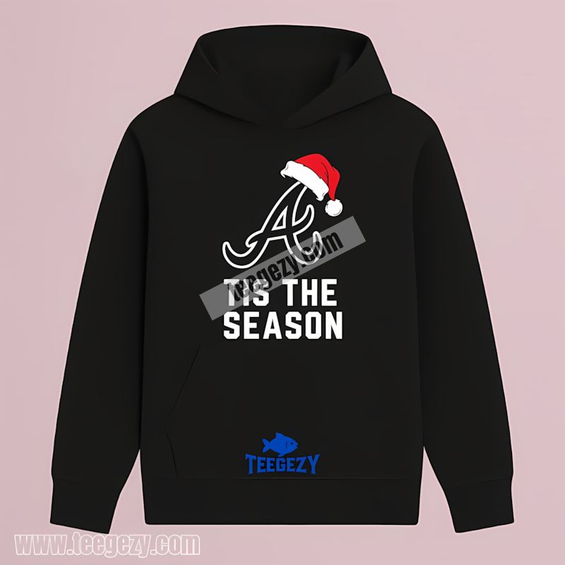 Atlanta Braves Tis The Season Christmas Vintage Hoodie Atlanta Braves Tis The Season Christmas Vintage Hoodie