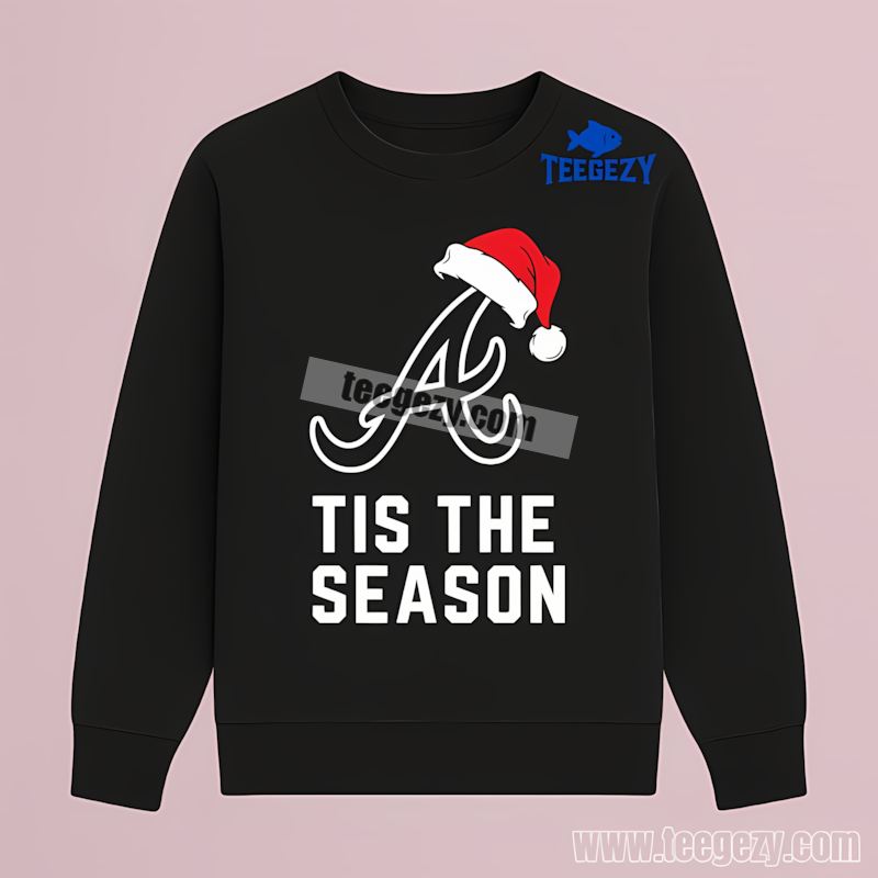 Atlanta Braves Tis The Season Christmas Vintage Long Sleeve Atlanta Braves Tis The Season Christmas Vintage Long Sleeve