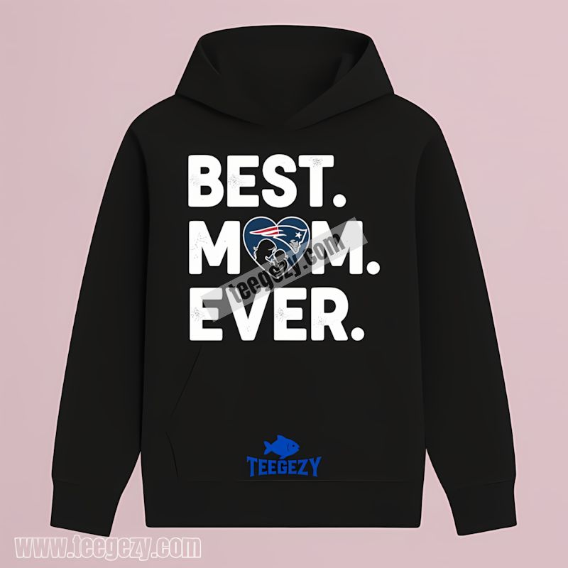 Best Mom Heart Graphic New England Patriots Unisex Hoodie Best Mom Heart Graphic New England Patriots Unisex Hoodie