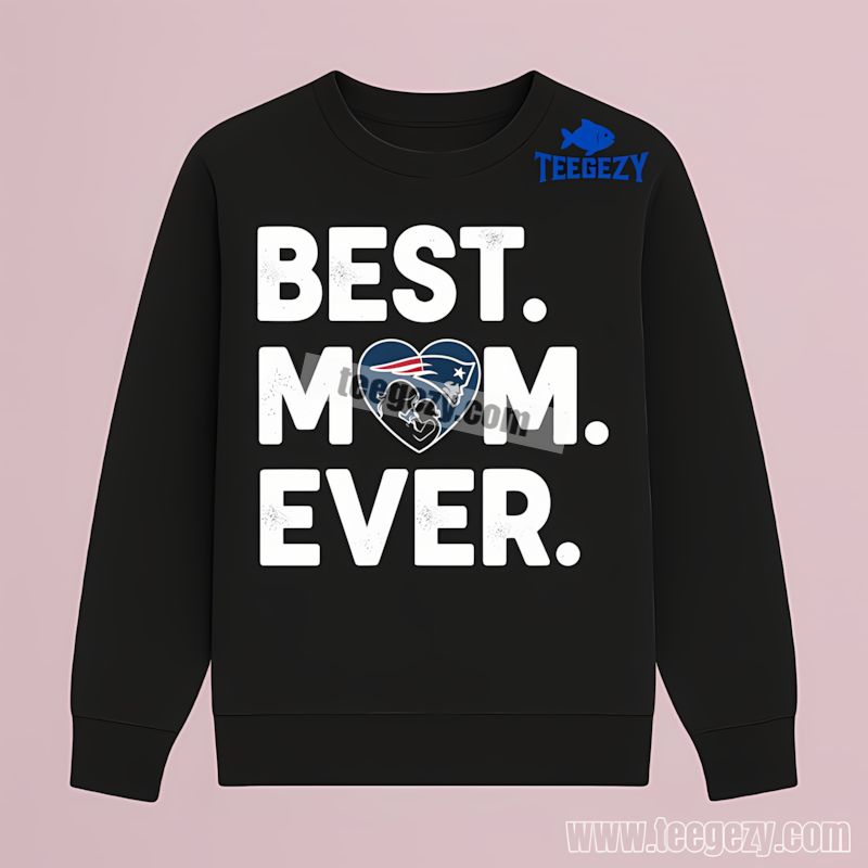 Best Mom Heart Graphic New England Patriots Unisex Long Sleeve Best Mom Heart Graphic New England Patriots Unisex Long Sleeve