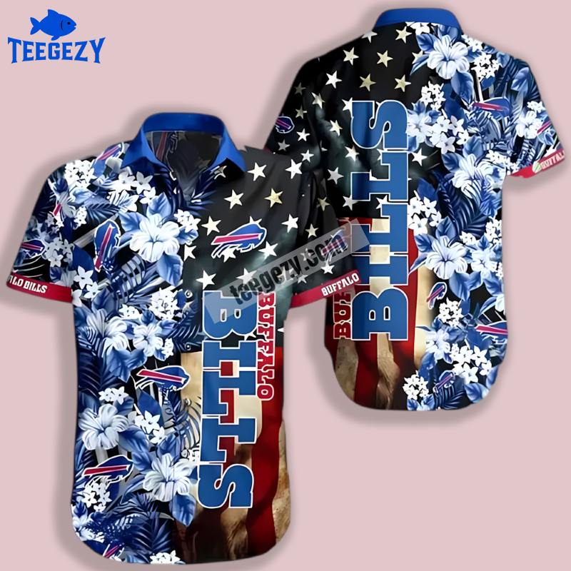 Buffalo Bills Hibiscus Aloha Style Blue Hawaiian Outfit Male Buffalo Bills Hibiscus Aloha Style Blue Hawaiian Outfit Male