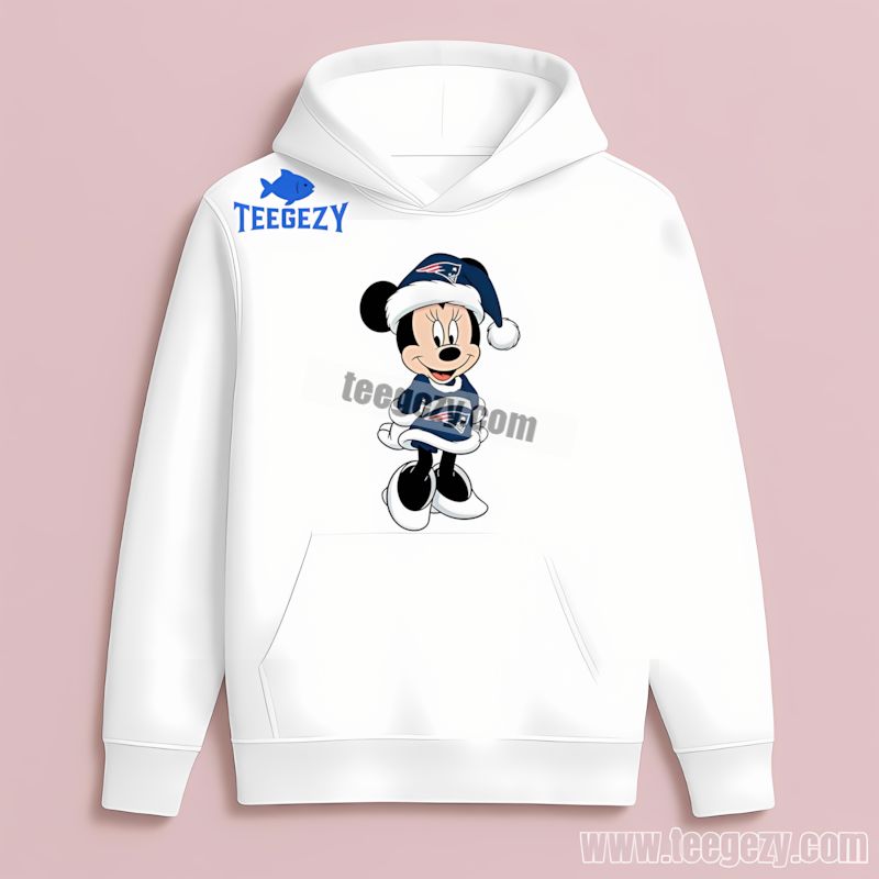 Christmas Graphic Minnie Mouse New England Patriots Dri Fit Hoodie Christmas Graphic Minnie Mouse New England Patriots Dri Fit Hoodie