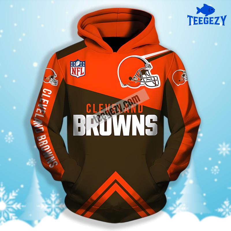 Cleveland Browns Football Orange 3D Men Hoodie Cleveland Browns Football Orange 3D Men Hoodie