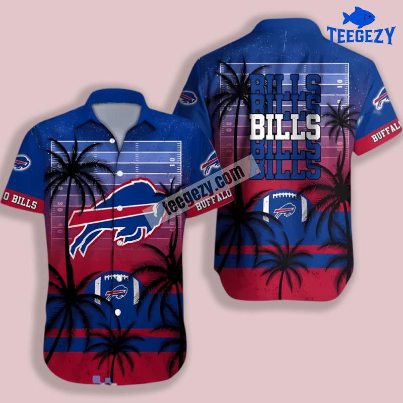 Coconut Theme Design Buffalo Bills Blue Stylish Hawaiian Shirt Coconut Theme Design Buffalo Bills Blue Stylish Hawaiian Shirt