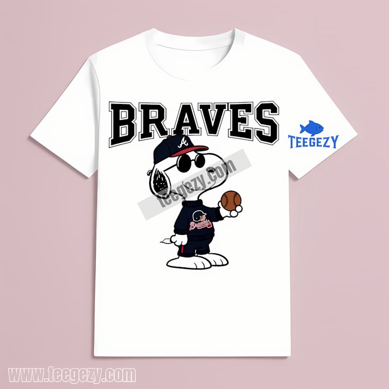 Cool Snoopy Vs Atlanta Braves Baseball Classic T-Shirt Cool Snoopy Vs Atlanta Braves Baseball Classic T-Shirt
