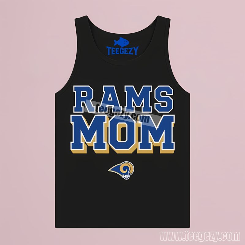 Dri Fit Tanktop For Los Angeles Rams Mom Fans Dri Fit Tanktop For Los Angeles Rams Mom Fans