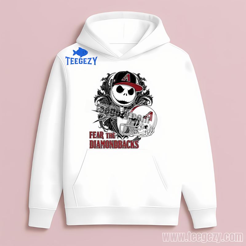 Fear The Arizona Diamondbacks Jack Skellington Sports Hoodie Fear The Arizona Diamondbacks Jack Skellington Sports Hoodie