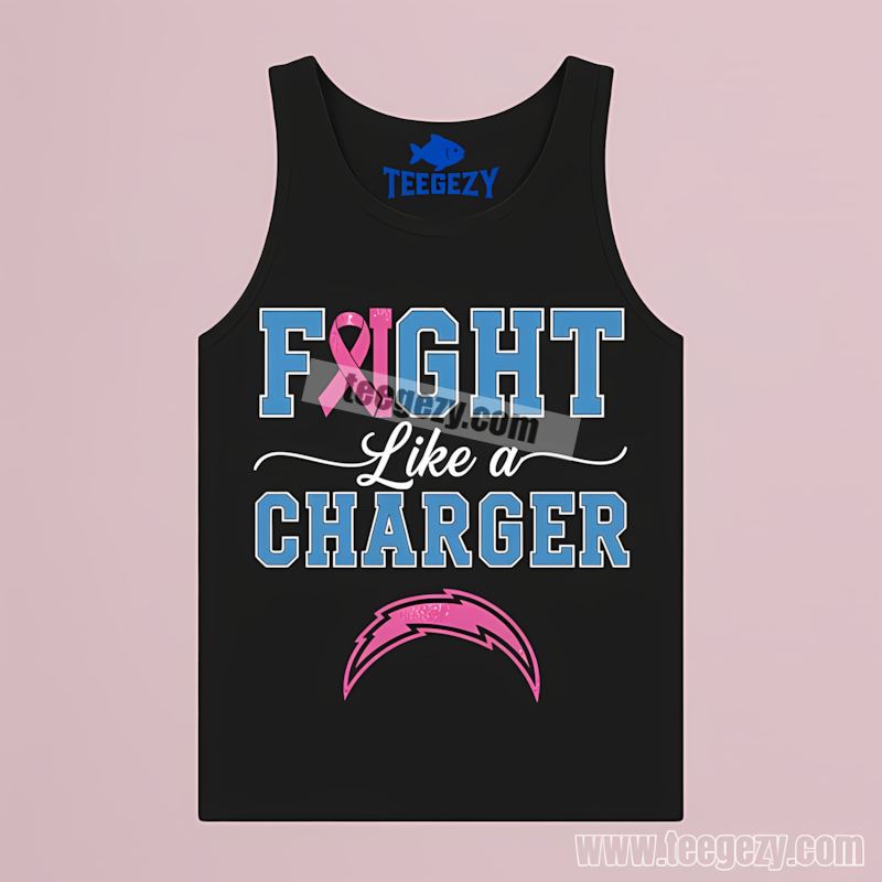 Fight Like A Cowboy Breast Cancer Awareness Los Angeles Chargers Sports Tanktop Fight Like A Cowboy Breast Cancer Awareness Los Angeles Chargers Sports Tanktop