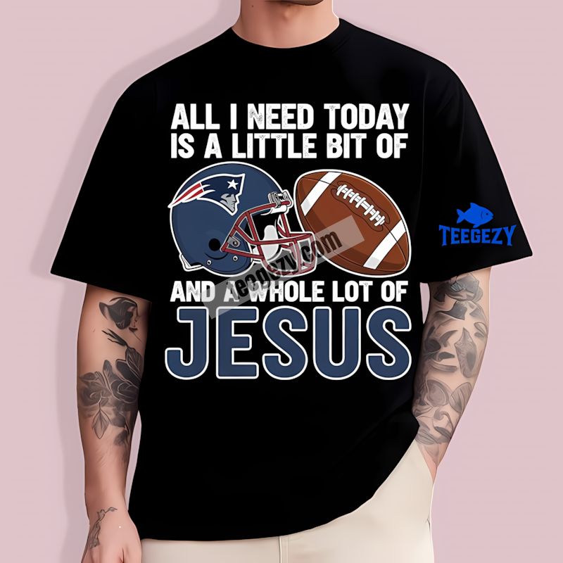 Football And Jesus Faith New England Patriots Funny TT-Shirt Football And Jesus Faith New England Patriots Funny TT-Shirt