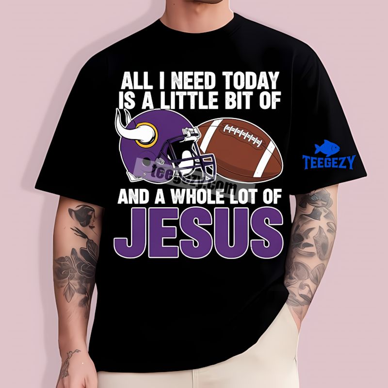Football And Jesus Inspired Minnesota Vikings T-Shirt Football And Jesus Inspired Minnesota Vikings T-Shirt