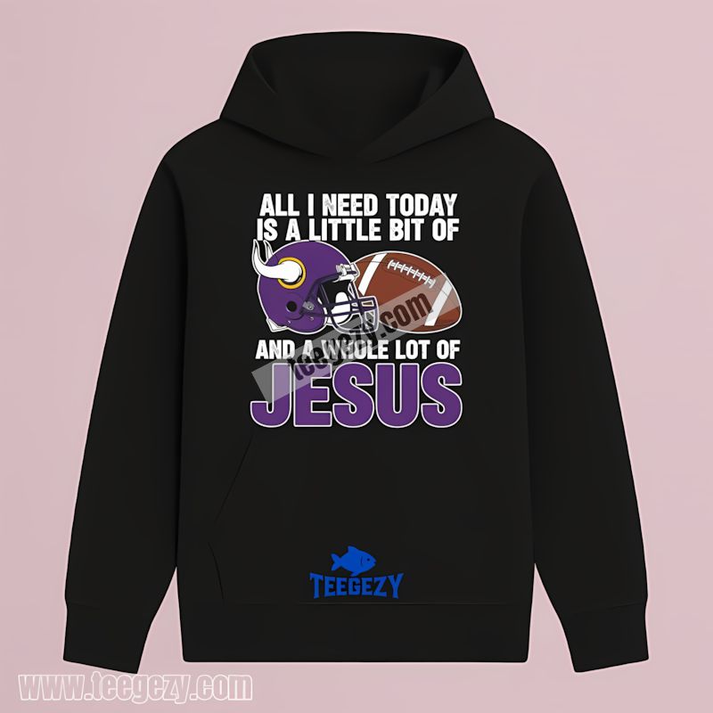 Football And Jesus Inspired Minnesota Vikings Hoodie Football And Jesus Inspired Minnesota Vikings Hoodie