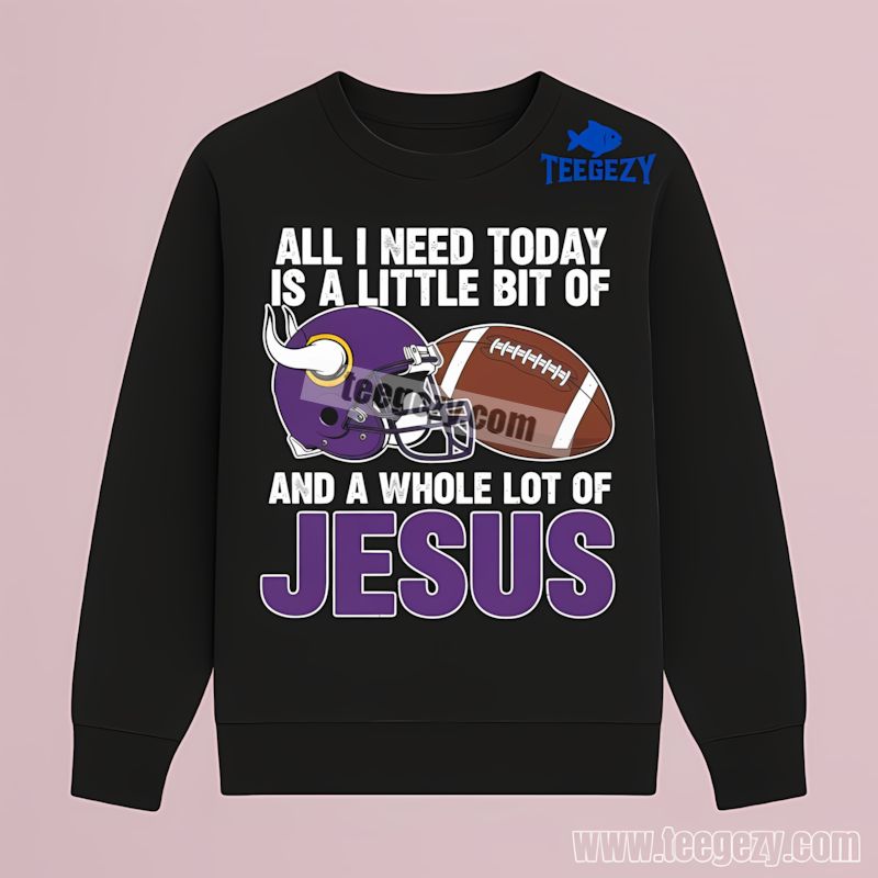 Football And Jesus Inspired Minnesota Vikings Long Sleeve Football And Jesus Inspired Minnesota Vikings Long Sleeve