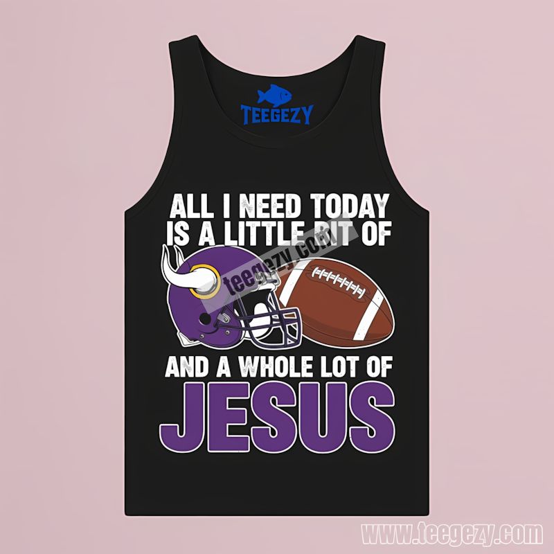 Football And Jesus Inspired Minnesota Vikings Tanktop Football And Jesus Inspired Minnesota Vikings Tanktop