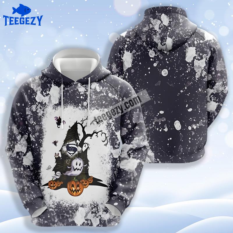 Ghost Pumpkin Halloween Dallas Cowboys Black 3D Hoodie Dad Mom Ghost Pumpkin Halloween Dallas Cowboys Black 3D Hoodie Dad Mom