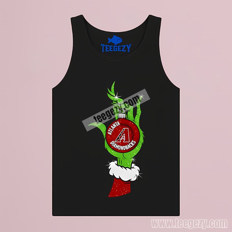 Grinch Hand Holding Arizona Diamondbacks Ornament Cotton Tanktop Grinch Hand Holding Arizona Diamondbacks Ornament Cotton Tanktop