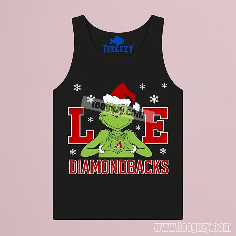 Grinch Love Arizona Diamondbacks Christmas Color Tanktop Grinch Love Arizona Diamondbacks Christmas Color Tanktop