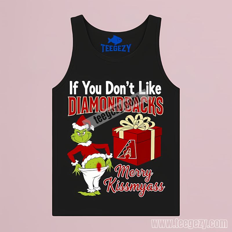 Grinch Merry Kissmyass Arizona Diamondbacks Funny Tanktop Grinch Merry Kissmyass Arizona Diamondbacks Funny Tanktop