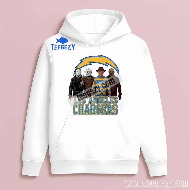 Halloween Horror Killers Los Angeles Chargers Unisex Hoodie Halloween Horror Killers Los Angeles Chargers Unisex Hoodie
