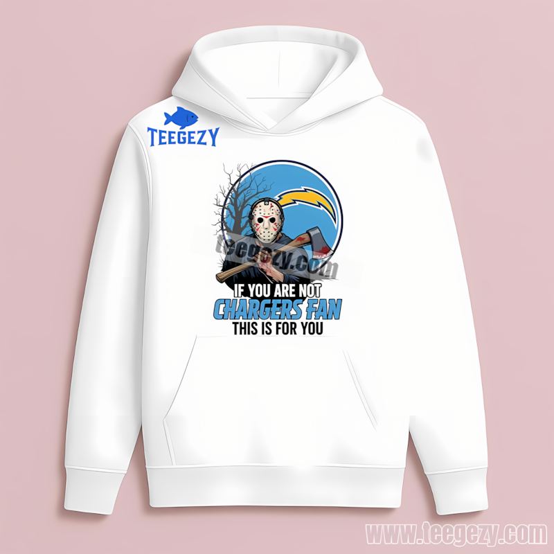 Halloween Jason Voorhees Los Angeles Chargers Color Hoodie Halloween Jason Voorhees Los Angeles Chargers Color Hoodie