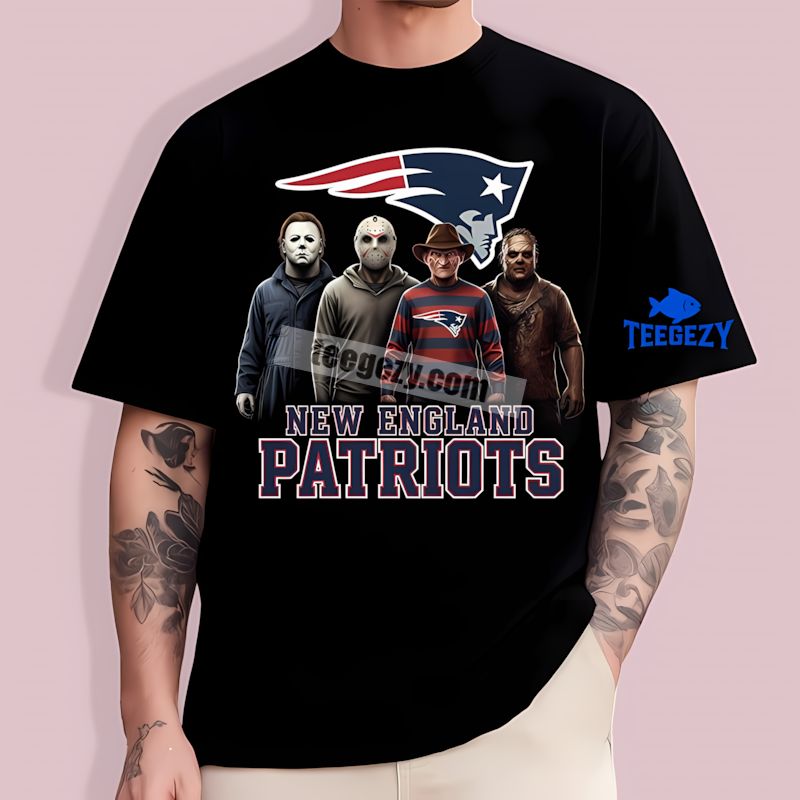 Horror Killers Halloween Theme New England Patriots Comfort Colors TT-Shirt Horror Killers Halloween Theme New England Patriots Comfort Colors TT-Shirt