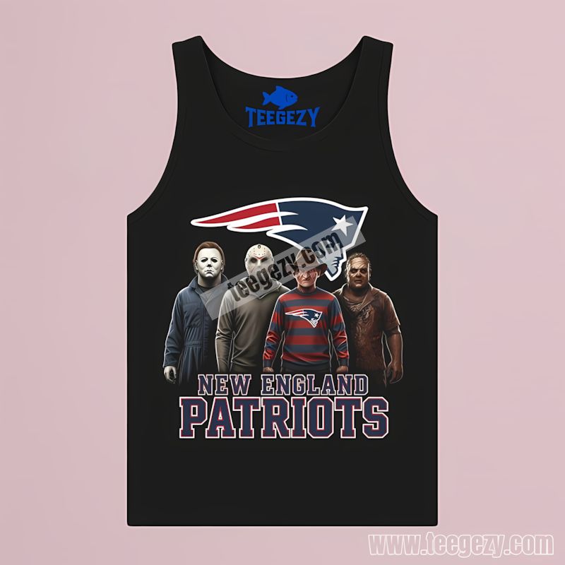 Horror Killers Halloween Theme New England Patriots Comfort Colors TTanktop Horror Killers Halloween Theme New England Patriots Comfort Colors TTanktop
