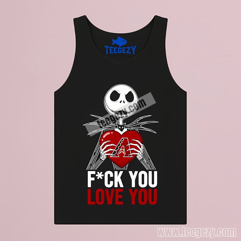 Jack Skellington Arizona Diamondbacks Heart Adults Tanktop Jack Skellington Arizona Diamondbacks Heart Adults Tanktop