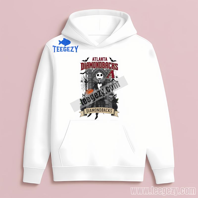 Jack Skellington Arizona Diamondbacks Throne Vintage Hoodie Jack Skellington Arizona Diamondbacks Throne Vintage Hoodie